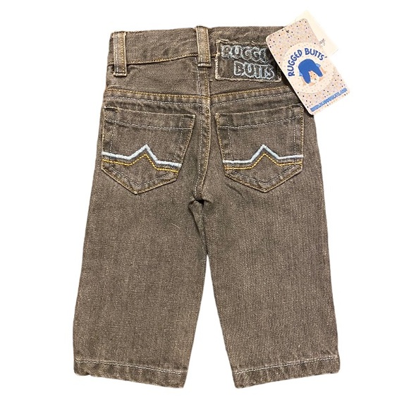 NWT Rugged Butts Gray Jeans 3-6m - Picture 1 of 6
